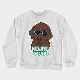 NEWFIE SQUAD (brown) Crewneck Sweatshirt